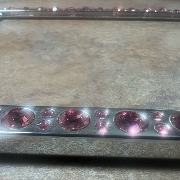 Pink Rhinestone License Plate Frame - Picture 2 of 5